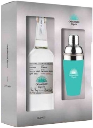 Casamigos Blanco Tequila with Cocktail Shaker Gift Set ...