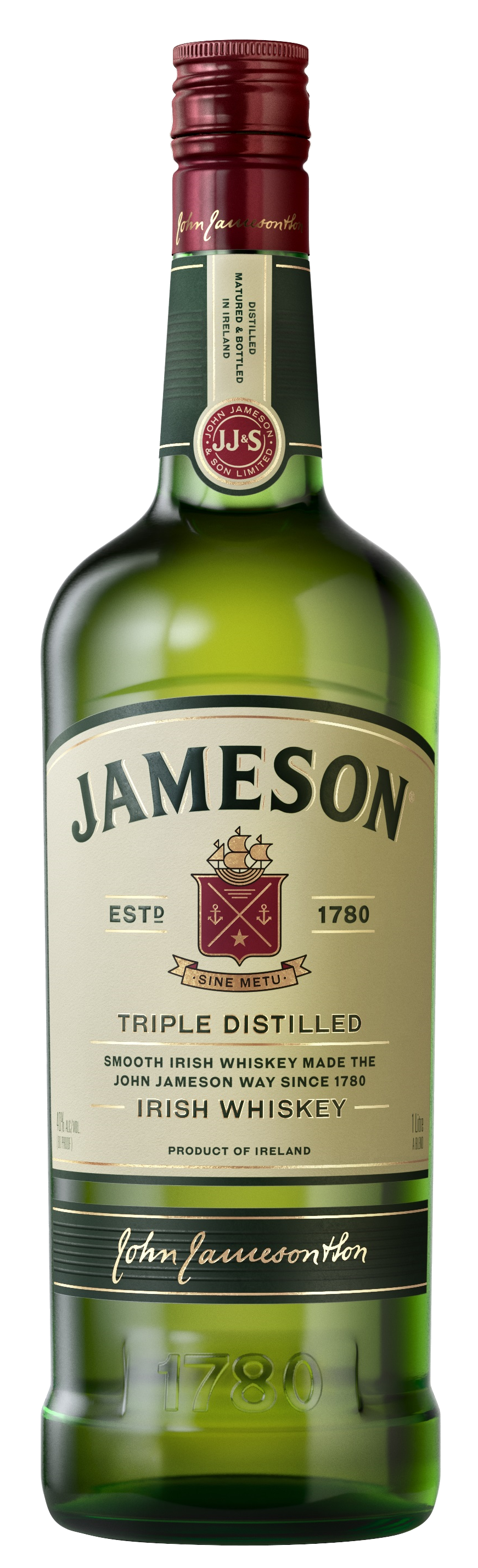 Jameson Irish Whiskey Lit